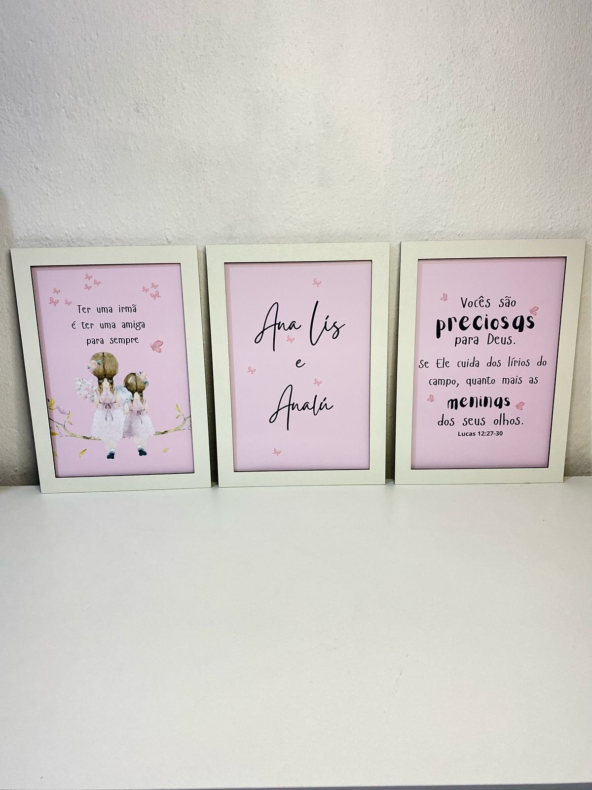 Imagem demonstração do produto kit quadros decorativos